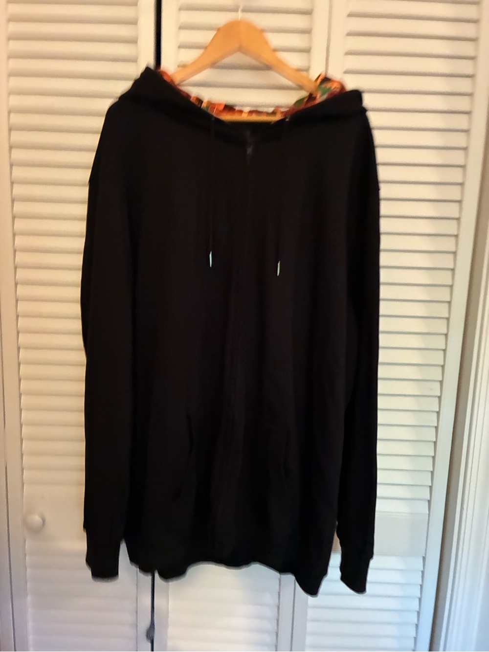 Kin Apparel Kente satin lined  hoodie unisex 4XL